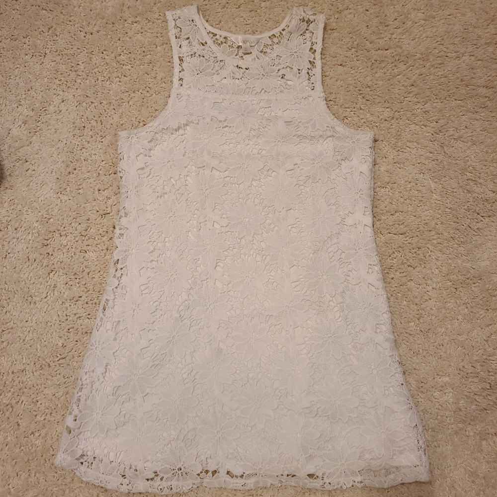 White Floral Dress